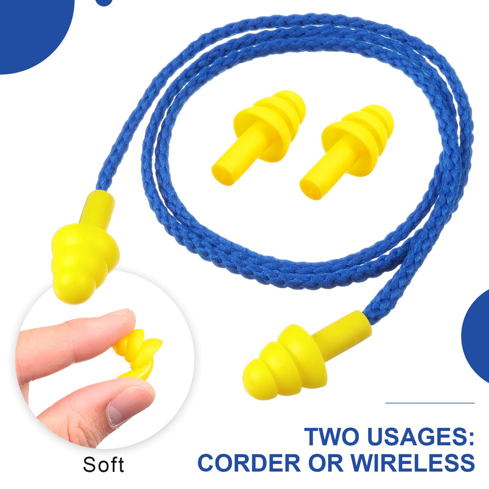 Tondiamo Christmas-tree design ear plugs fit comfortably in ears