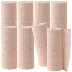 Tondiamo elastic tape eight rolls, 6-inch by 5-yard, ready for wraps.