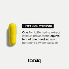 Toniiq Berberine HCl aqueous extraction process image conveys clean processing