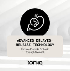 Toniiq extended-release capsules depicted for steady release