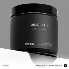 Toniiq Quercetin GMP facility image signals USA-made manufacturing.