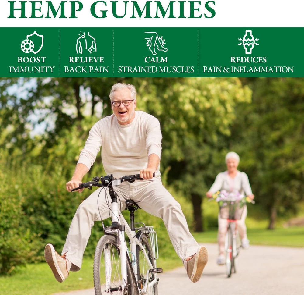 TOPCAPAK Hemp Gummies ingredients panel displays organic GMO-free formula