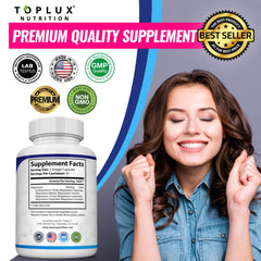 Toplux Magnesium Complex on a workout setup supporting recovery and energy