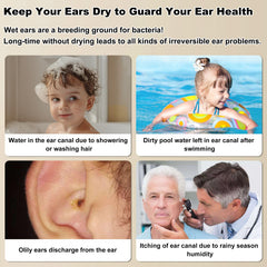 TopQuaFocus Ear Dryer air circulation design supports fast moisture removal