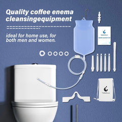 TopQuaFocus enema tube 6.5ft provides reach and controlled flow for comfort.