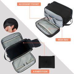 TORIBIO CPAP travel bag double zipper enables quick access