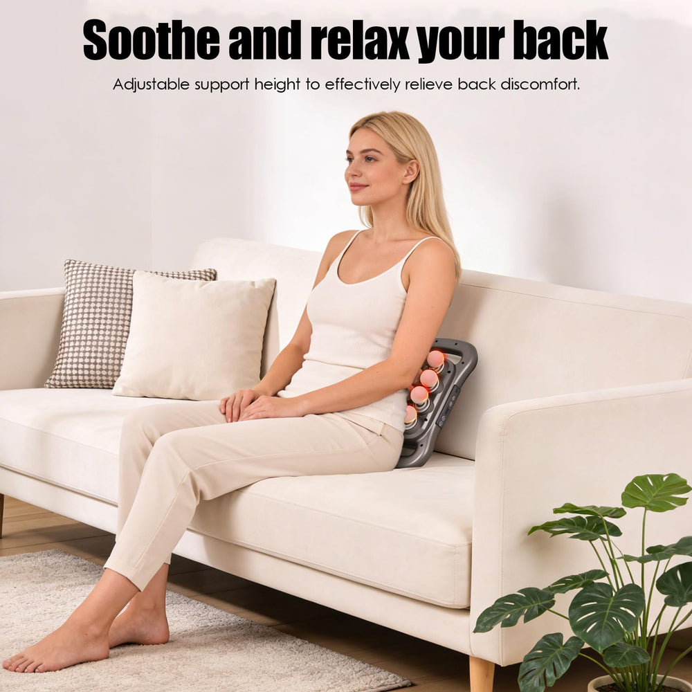 TOSEFES hands-free design allows relaxed massage sessions