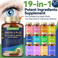 Totaria 2-pack bottle and box showcase convenient multi-pack eye vitamins.