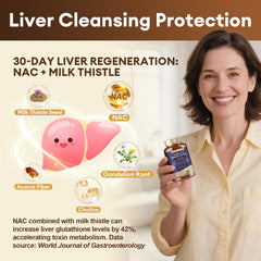Probiotic and digestive enzyme capsules promoting balanced gut health.