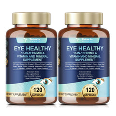 Totaria AREDS 2 eye vitamins bottle with bilberry and omega-3 for daily eye support