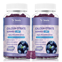 Totaria calcium citrate gummies bottle with 1200 mg calcium for bone support