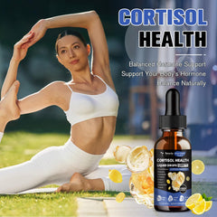 Totaria cortisol drops label highlights magnesium complex ingredients.