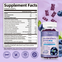 Sugar free Totaria calcium supplement with cranberry for urinary health support