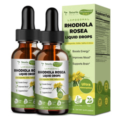 Totaria liposomal rhodiola tincture bottle for daily mood and energy support.