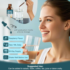 Totaria Liposomal Drops elderberry detail indicating antioxidant-rich formula