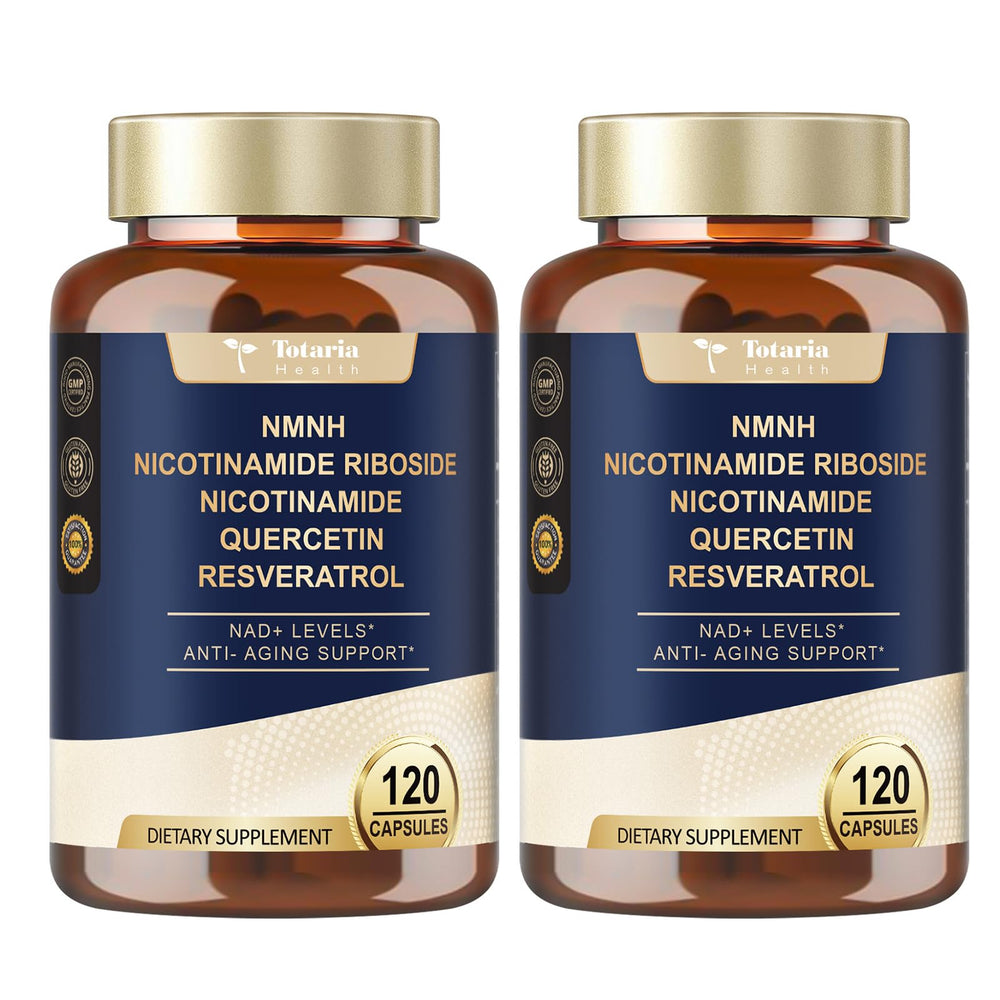 Totaria NMNH bottle front showcases premium NAD+ support formula for daily wellness