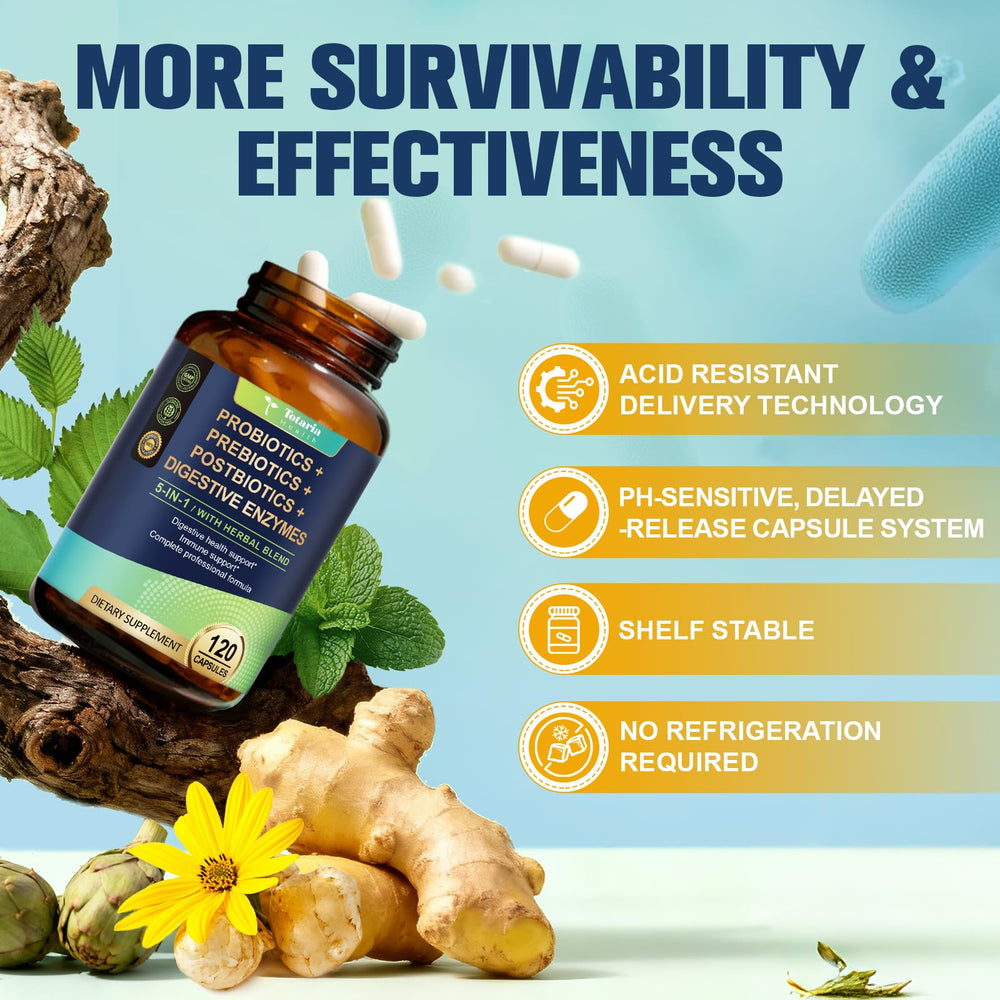 Totaria peppermint-ginger-fennel panel suggests natural digestive comfort