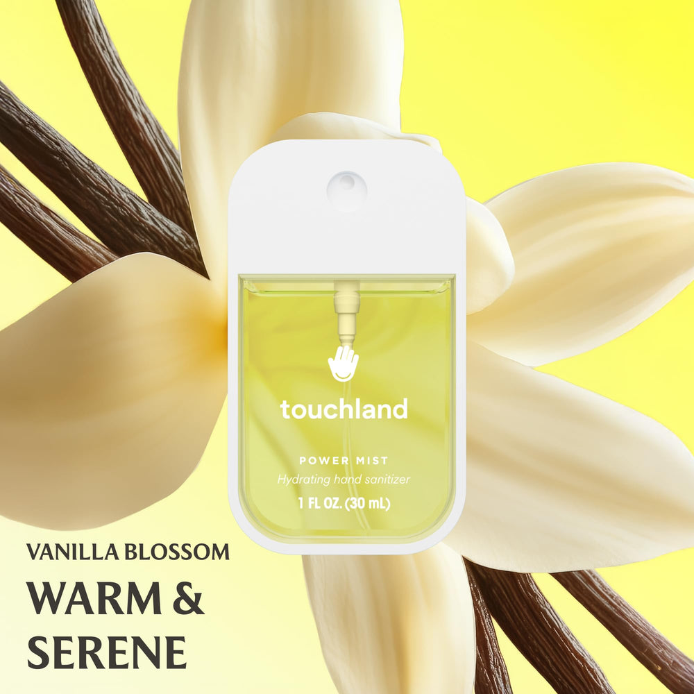 Touchland BLOSSOM 5-set packaging shows compact, travel-ready design.