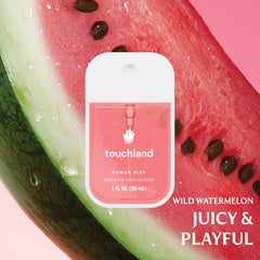 Touchland JUICY 5 Set Travel-sized 1oz bottles ideal for travel.