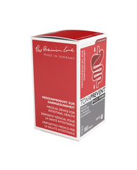 Toxaprevent MEDI PURE label close-up highlighting MANC clinoptilolite for toxin adsorption