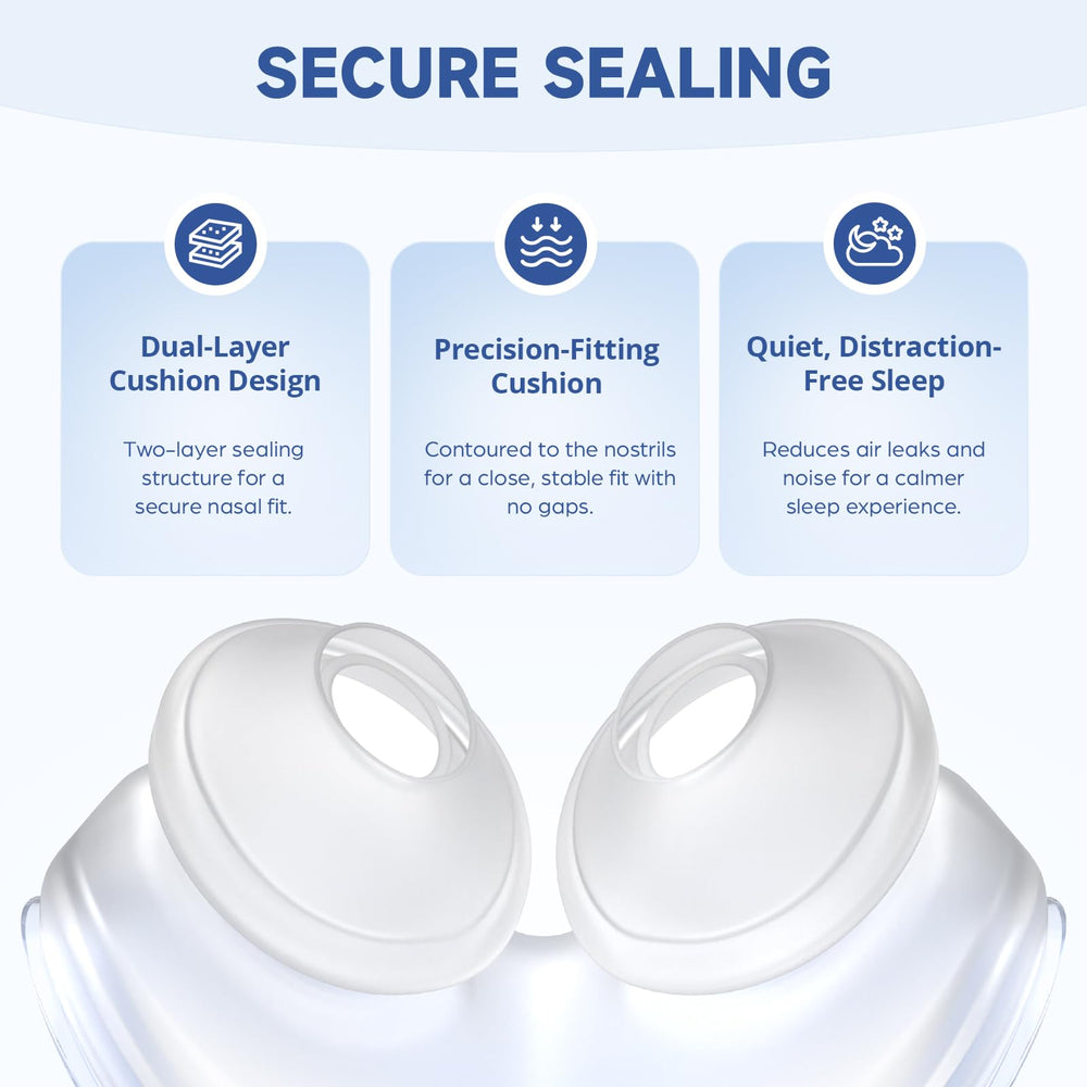 TOY MANIAC AirFit P10 nasal pillow cushion, medium, designed for a gentle seal