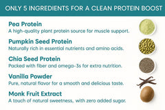 TOZZY Organic Yellow Peas closeup emphasizes clean, pea-based protein source.