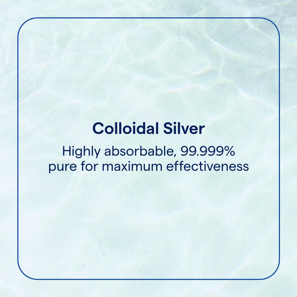 Trace Minerals Colloidal Silver liquid clarity shows amber solution for easy use