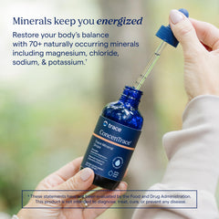 Trace Minerals ConcenTrace ionic minerals aid easier absorption in hydration.