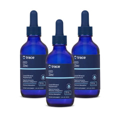 Trace Minerals Ionic Zinc bottle front—highly absorbable liquid zinc for daily use.