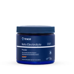 Trace Minerals Keto Electrolyte Powder tub for convenient daily hydration and electrolyte balance.