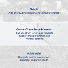Trace Minerals Shilajit Honey Stick serving ready to enjoy for digestive wellness.