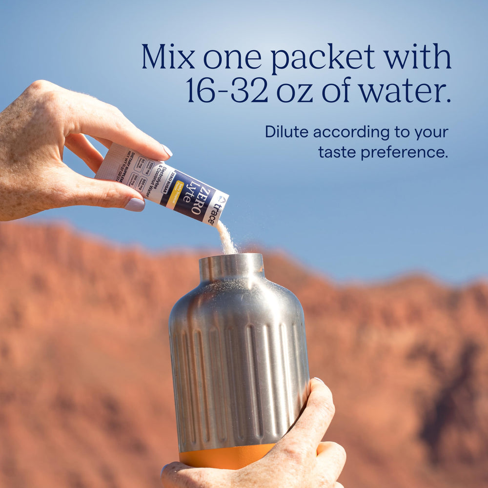 Trace Minerals ZeroLyte ancient-sea-salt crystals highlight natural mineral richness.