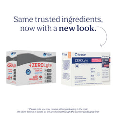 Trace Minerals ZeroLyte packet ready for on-the-go use.