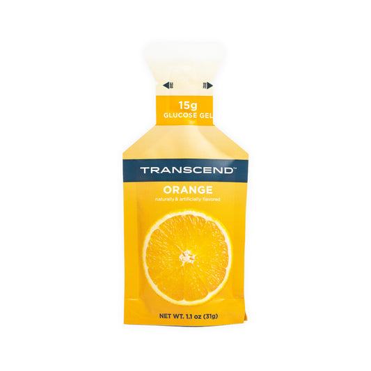 Transcend Orange Gel 24-pack shown for fast on-the-go fueling.