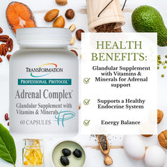 TRANSFORMATION Adrenal Complex capsules close-up for convenient daily use