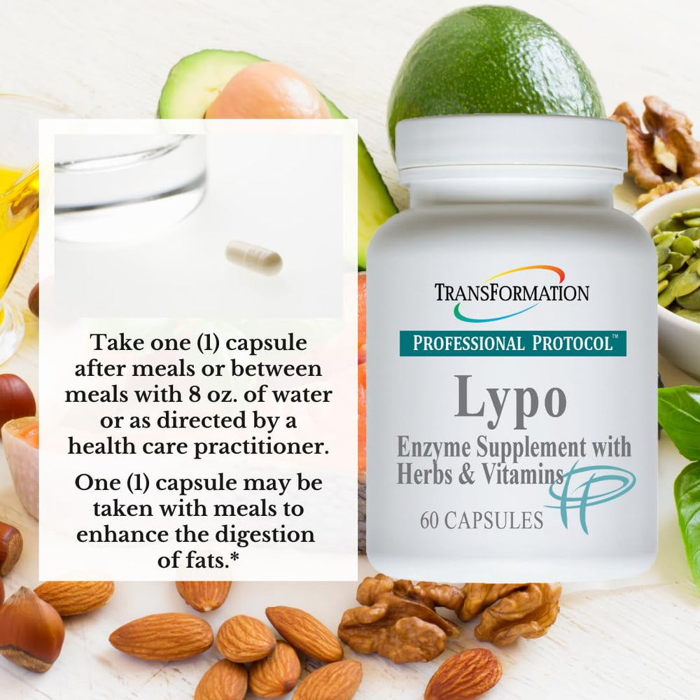 Transformation Lypo Enzymes ingredients with herbs highlight antioxidant and digestion friendly blends.