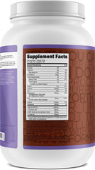Close-up of TransformHQ Nighttime Shake label showing proteins and amino acids