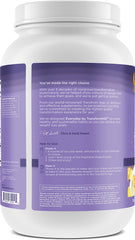TransformHQ Nighttime Shake scoop and label emphasizing 10 g protein per serving.