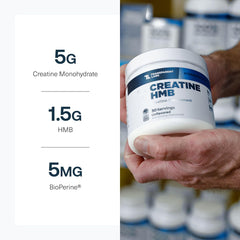 Transparent Labs Creatine HMB in-use scene suggests sustained energy.