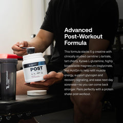 Transparent Labs Post scoop-dispensing emphasizes precise dosing for consistency.