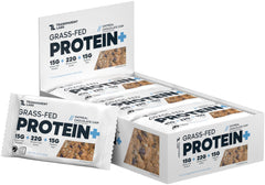Transparent Labs Protein+ Bars packaging shown for a convenient on-the-go snack.