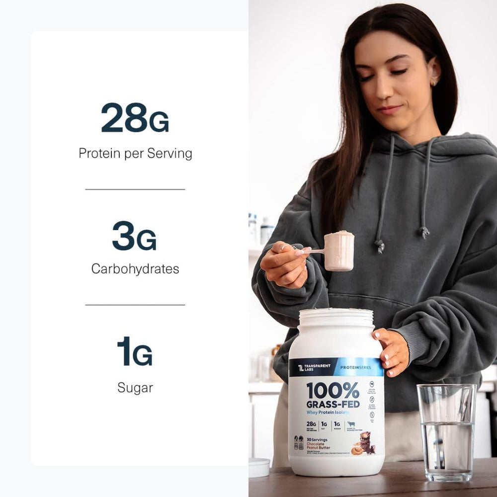 Shaker with Transparent Labs whey protein isolate being mixed post-workout