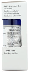 Travertine eucalyptus lavender variant bottle shows diverse aromas