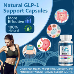 Trawecual GLP-1 label close-up emphasizing key ingredients for balance