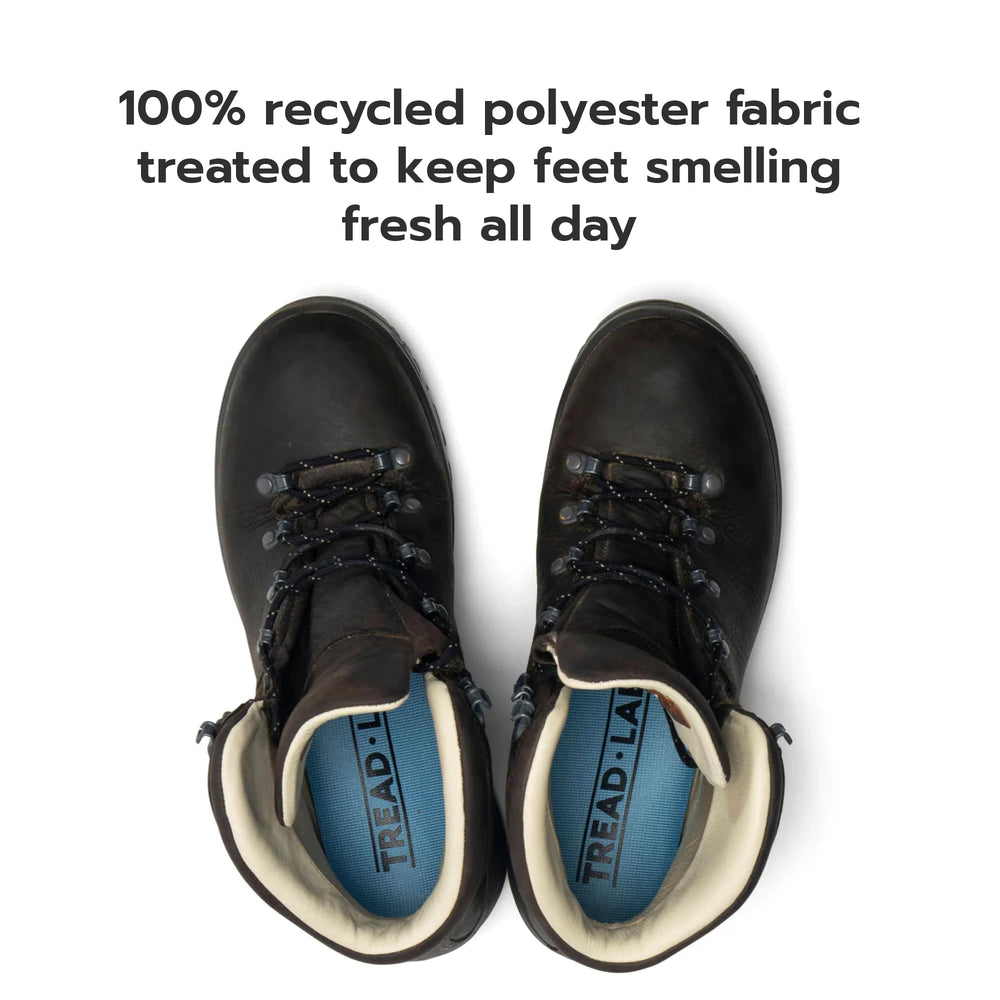 Pace insoles include a deep heel cup for added stability.