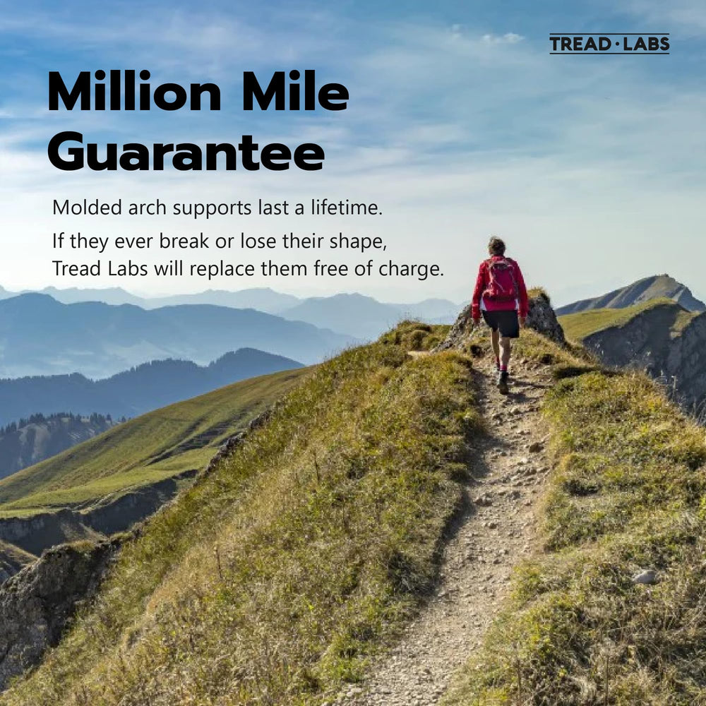 Pace insoles feature replaceable top covers for freshness and longevity.