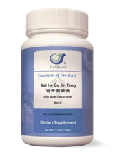 Treasure of the East Lily Bulb Decoction packaging ready for daily use with convenient 100g packaging.