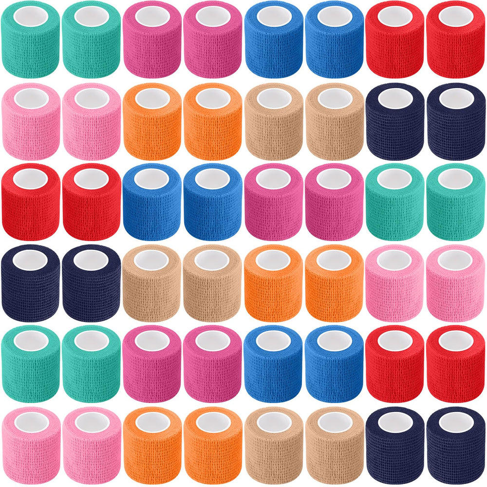Treela 64-rolls self-adherent bandage wrap in action for secure athletic support