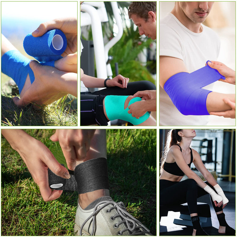 Treela bandage wrapped around ankle demonstrates flexible support