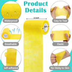 Treela breathable nonwoven fabric bandage wrap sits on skin-friendly surface.